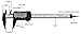 Digital Caliper Electronic 150mm 6 inch LCD Carbon Fiber Vernier Gauge Micrometer Measuring Tool