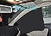 Cutequeen Premium Windshield Snow Cover and Sun Shade Protector-Windproof Magnetic Edges-Door Flaps-Sizes for All Vehicles-Covers Wipers - Ice,Snow,Frost Guard - No More Scrape!
