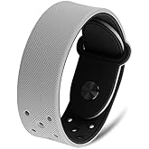 MagnetRX® Magnetic Sports Bracelet – Waterproof Silicone Bracelet with 32 Magnets – Ultra Strength Wide Magnetic Bracelets for Men & Women (Grey | X-Large Size)