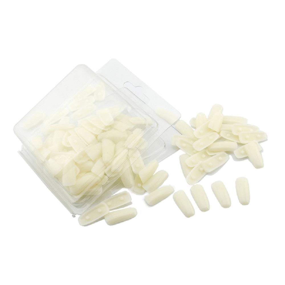 100pcs / set False Nail Tips for Nail Art Display Practice Fake Nails French Acrylic Style (Nail Tips)