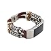 Band for Fitbit Charge 2; Mosunx Leather Quick Install Band Strap For Fitbit Charge 2 (Brown)
