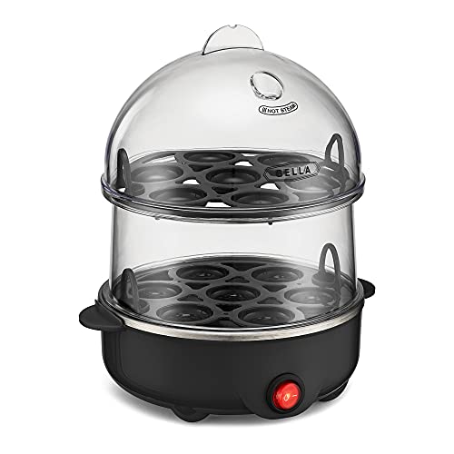 BELLA Rapid Electric Egg Cooker and Poacher with Auto Shut Off for