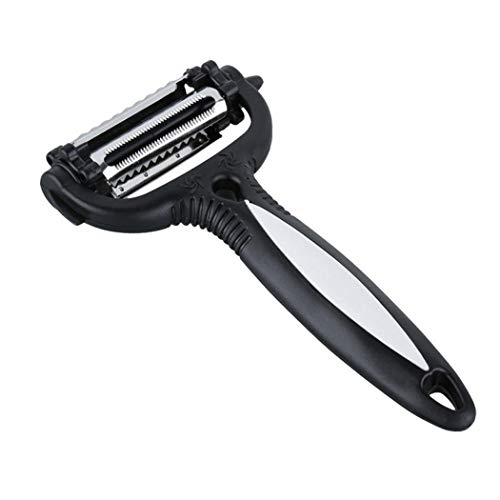 melysUS 3 in 1 Grater, Peeler, Slicer, Rotary Fruit Vegetable Carrot Potato Peeler Cutter Slicer(1PC, Color Random)