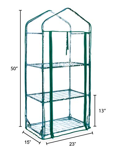 4 Topline+3+Tier+Garden+Greenhouse+Openings