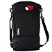 Wine Purse Tote + 2 Disposable Wine Baggies - Holds Up to 4 Bottles- Wine to Go Made Easy!- Neoprene BYOB Insulated Beverage Carrier with Spout -Wine Lover's Gift for Mom, Women, Friends or Her