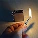 Hot Metal Match Box- Permanent Endless Match- Emergency Fire Starter- Forever Match- Outdoor Survival Tool- Outdoor Emergency Flint Stone Lighter with Keychain for Travel, Camping, Hiking, BBQ