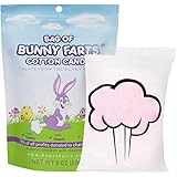 Easter Bunny Cotton Candy Funny Easter Basket Stuffer for All Ages Unique Birthday for Friends, Mom, Dad, Girl, Boy Gag Gift