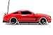 Jada Toys HyperChargers 2012 Ford Mustang Boss BTM Remote Controlled Vehicle (1:16), Red