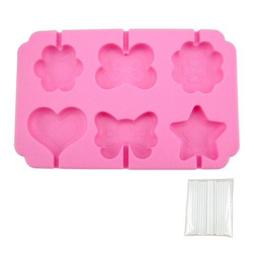 Daiso Japan Silicone Mini Stick Chocolate Mold with 20 Sticks - Thumbnail 2