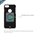 Wireless Charging Qi Receiver Case, ZeeHoo WR1 Wireless Charging Case Wireless Qi Receiver Case Charging Cover Case for iPhone 6 /6s / 7 (4.7'') In-Car Qi Wireless Charger Case (Black)