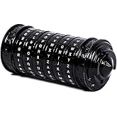 Cryptex Da Vinci Code Mini Cryptex Lock Puzzle Boxes with Hidden Compartments Anniversary Valentine's Day Romantic Birthday Gifts for Her Gifts for Girlfriend Box for Men