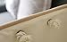 TheWarmHome Decorative Basket Rectangular Fabric Storage Bin Organizer Basket with Handles for Clothes Storage (Beige, Medium-1Pack,13.8L*9.8W*6.7H)