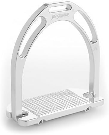 JIN Stirrup - ORIGINAL Stirrup - Irons - BRIGHT color - Authentic Product 100% Made in Italy - Silver