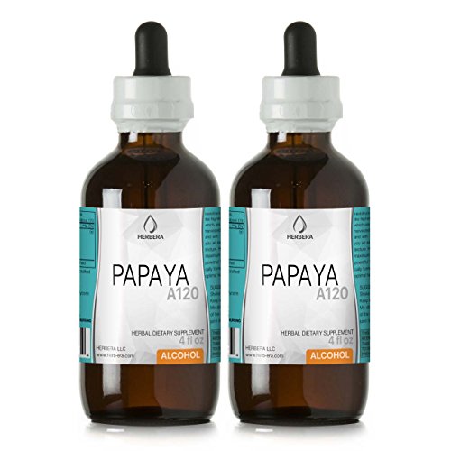 Papaya a120 (2pcs) alcohol herbal extract tincture, sup…