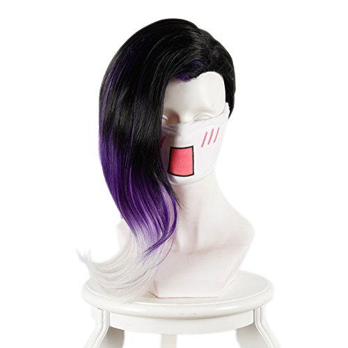 YSZYZX Unisex Adult Cosplay Soldier 76 Mei Mercy Party Wig