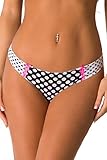Velvet Kitten Sexy Pattern Blocked Thong for Women 124324