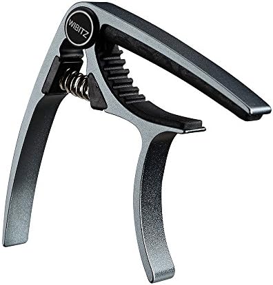 Wibitz High Class Capo Guitar Quick Change Guitar Capo for Acoustic and Electric Guitars (Metal Blue)