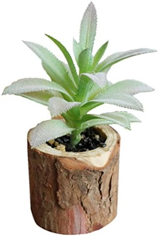 Haotfire Modern Mini Artificial Succulent Plants Potted In Pots For Home Decor