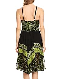 Sakkas Afrodita Vestido Batik Bordado