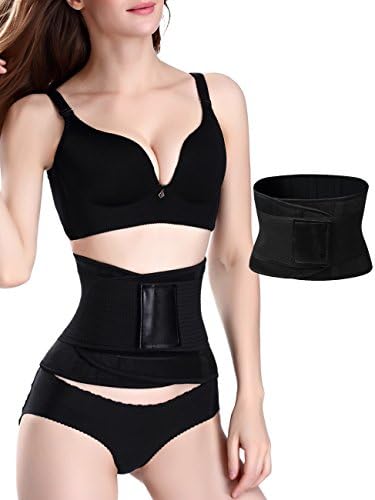 CULAYII Waist Trainer for Women,Corset Waist Trainer Cincher Tummy Control Body Shaper for Women (Black, Small)