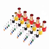 Clay Cutters,40PCS/Set Steel+Plastic Indentation Round Circle Shape Cutters Mold Ceramics Dotting Tools Box Packaging for Polymer Clay Pottery