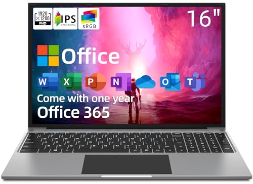 jumper Laptop, 16 Inch FHD IPS 16:10