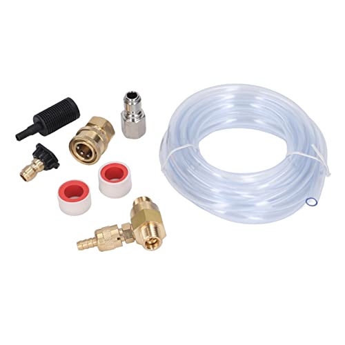 Jeffergarden 5000PSI Chemical Injector, Brass & Stainless Steel, Globe Valve, Pressure Washer Accessory