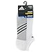 adidas Men's Superlite Stripe No Show Socks (3-Pair), White/Light Onix/Medium Lead, X-Large