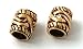 LynnAround Bronze Norse Viking Celtic Beard Beads Rings, Dwarven Dreadlock Pirate Medieval Hair Beads, Pagan Jewelry
