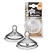Tommee Tippee Closer to Nature Baby Bottle Feeding Nipple Replacement, Fast Flow,&nbsp;6+ Months, Level 3 - 2 Count primary