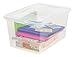 IRIS 58 Quart Clear Storage Box, 6 Pack