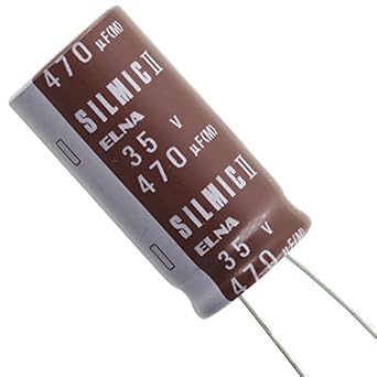 Condensateurs ELNA Silmic II 47µF 63V Pour Audio - Lot Neuf - 10x20mm