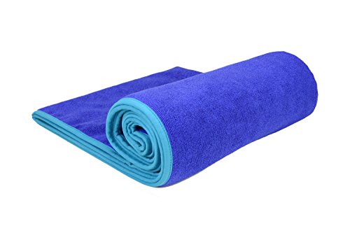 YogaRat Hot Yoga Towel: 100% Microfiber - 600 gsm Ultra Thick / Ultra Absorbent - Ideal for Bikram and Hot Yoga - Yoga Mat Size and Hand Size Towels Available
