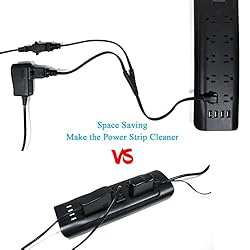 2 Prong Extension Cord 1 to 2 Y Splitter