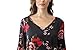 ROOSEY Women's Beach Floral Shift Dress V Neck Cold Shoulder Open Sleeves Tunic