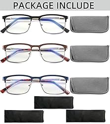 DILLY VISION 3 Pack Fashion Metal Full Frame