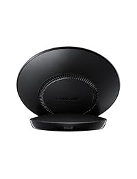 Samsung Qi Certified Fast Charge Wireless Charger Stand (2018 Edition) - Versión de EE. UU., soporte 2018, negro