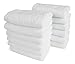 SALBAKOS - Premium Washcloths 12 Pack Set, 100% Turkish Cotton, Highly Absorbent & Quick Dry, Face Towels Wash Cloths for Hotel, Spa & Gym | 13