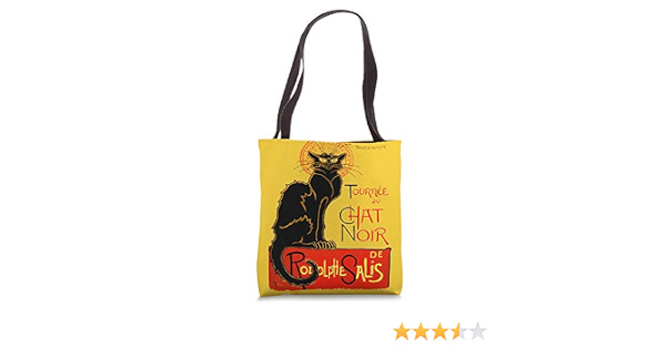 Amazon.com: Le Chat Noir The Black Cat Tee Art Nouveau Vintage T-Shirt  Bolsa de mano, 16 pulgadas : Ropa, Zapatos y Joyería