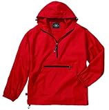 Women's Ultra Light Pack-N-Go Pullover - Red, Large