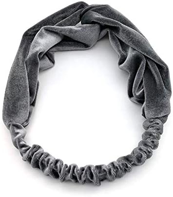 dryujdytru Value-for-Money New Simple Velvet Headband Cross Knot Hairband Women Wide Edge Elastic Hair Bands Hair Accessories for Girl Hair Ornament for Women & Girls