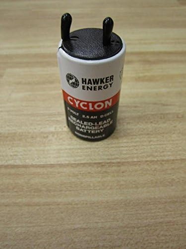 Hawker Energy 2.5 AH Rechargeable Battery 2V D-Cell