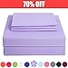 Best Season Twin Size Bed Sheet Set - 3 Piece (Lavender) 1 Flat Sheet,1 Fitted Sheet and 1 Pillow Cases,100% Brushed Microfiber 1800 Luxury Bedding,Deep Pockets,Extra Soft & Fade Resistant