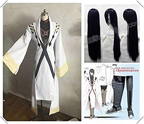 Amazon コスプレ衣装 Wig 靴 Fate Grand Order ヴァン ホーエンハイム パラケルスス コスプレ 仮装 通販