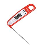 Digital Instant Read Thermometer, Alotpower Meat&Cooking Thermometer with Backlight, Extra Long Probe for BBQ, Grill, Candy, Milk, Bath Water, Kitchen Cooking, Gift Box Wrapped