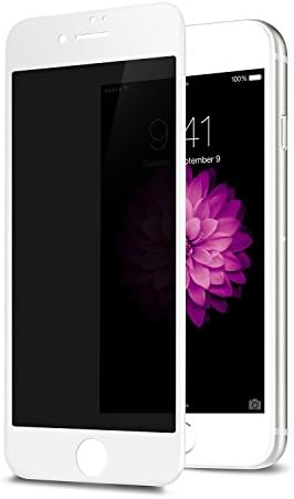 iPhone 6 6S Plus privacy Screen Protector, Privacy Premium Tempered Glass Screen Protector (5.5 inch) for Apple iPhone 6 6s Plus Edge-to-Edge Full Coverage and Easy Bubble-Free Installation (3D White)