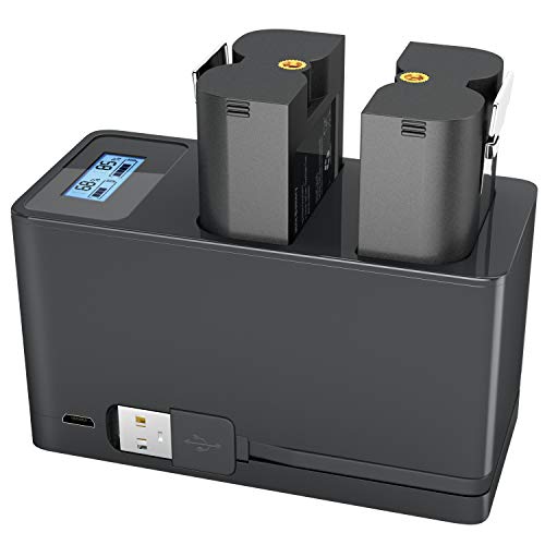 Charging Station and 1 Pack Rechargeable 3.65V 6400mAh LithiumIon