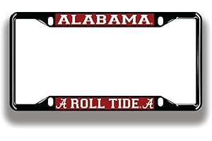 Elite Fan Shop NCAA License Plate Frame Black