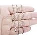 FUNRUN 10PCS 2MM Stainless Steel Ball Chain Necklace for Men Women Bead Chain 24 Inches