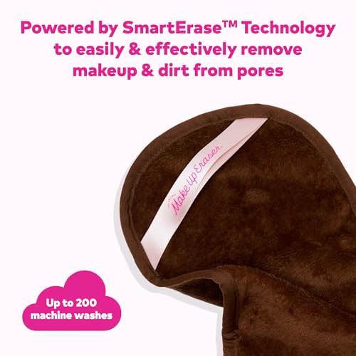 The Original MakeUp Eraser PRO, Effortlessly Remove All Makeup Using Only Water, Including Waterproof Mascara, Eyeliner, Foundation, Lipstick, Sunscreen,and More! Mocha, 1ct.